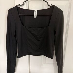 NTW Long-Sleeve Square Neck Top